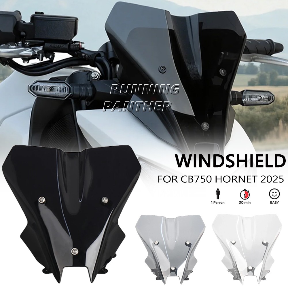 For Honda CB750 Hornet Windshield Windscreen Wind Screen Deflectors Viser Visor