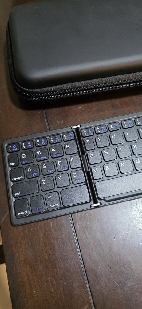 Foldable Keyboard and Mouse EDJO Folding Wireless Keyboard Mouse Combo