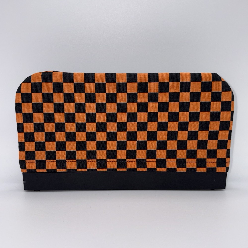 Nintendo Switch 2 Dock Cover Checkered Orange Black Screen Protector Sock Punk