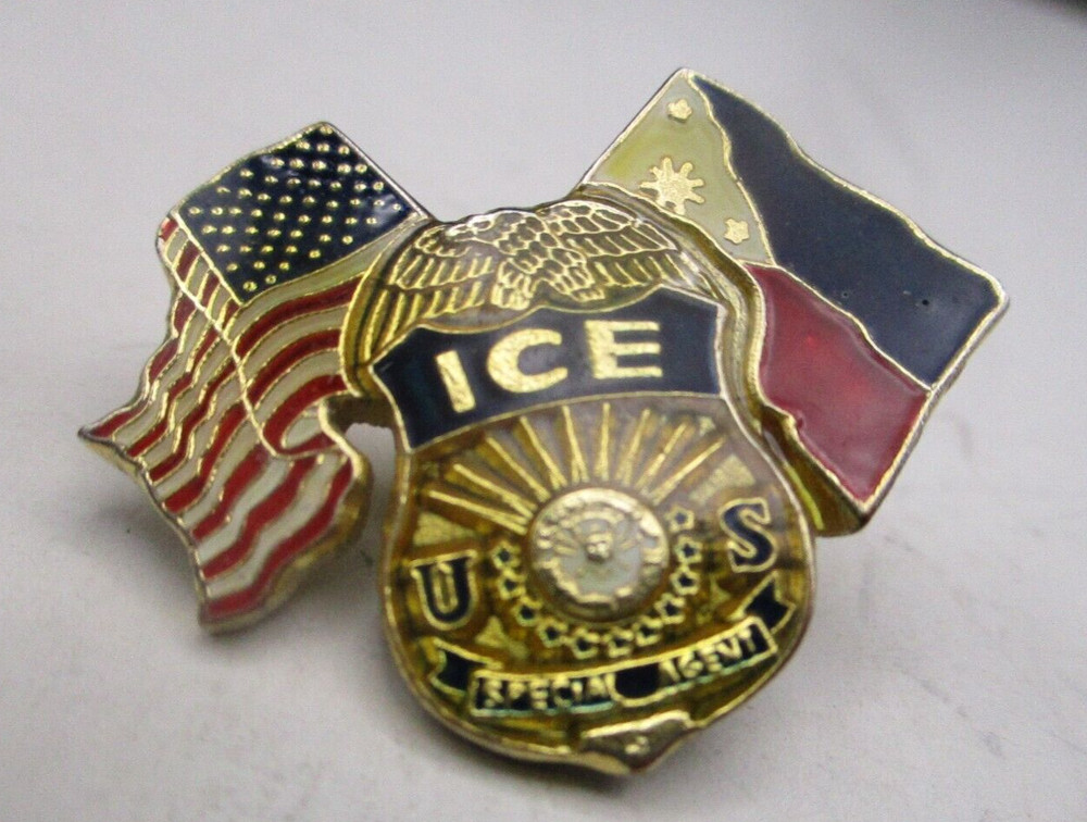 Customs ICE US Embassy Philippines Enamel Lapel Pin