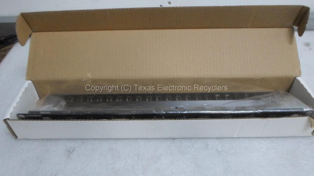 NEW OPEN BOX - Commscope Systimax Fleximax 108356312 24-Port Panel Module