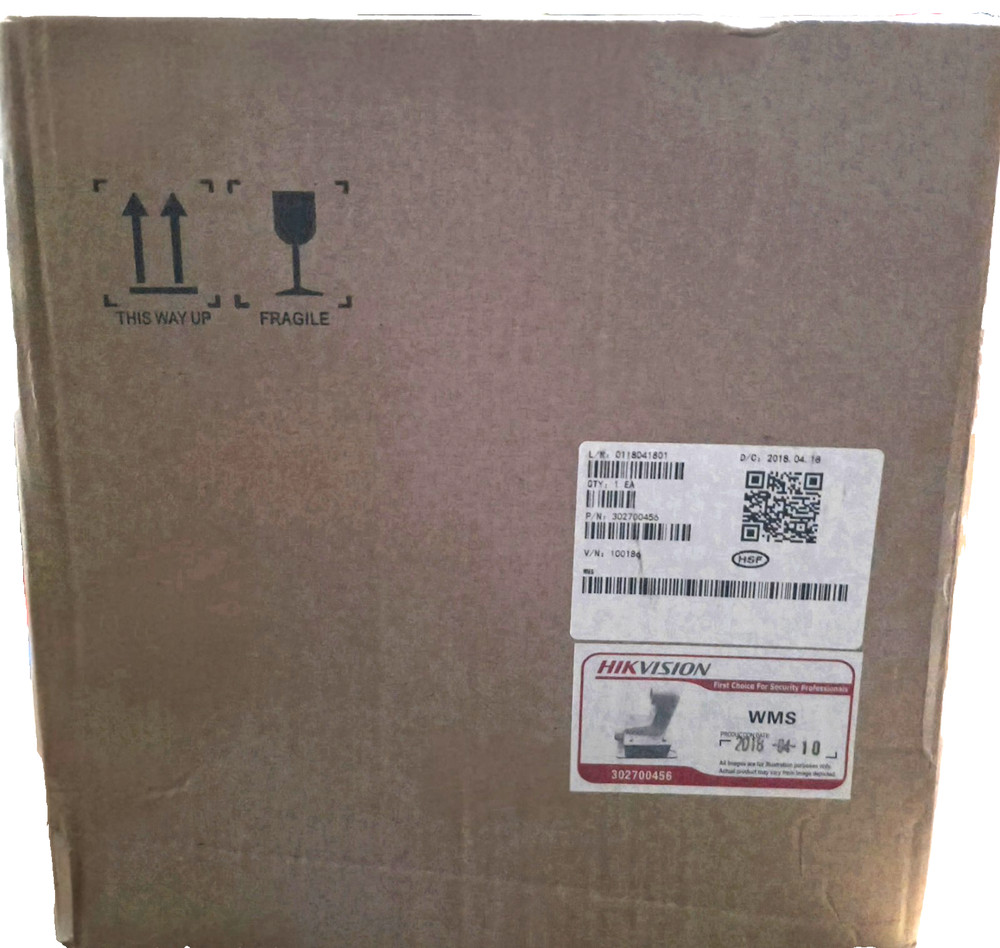 Hikvision WMS Wall Mount with Back Box - White - New In Box