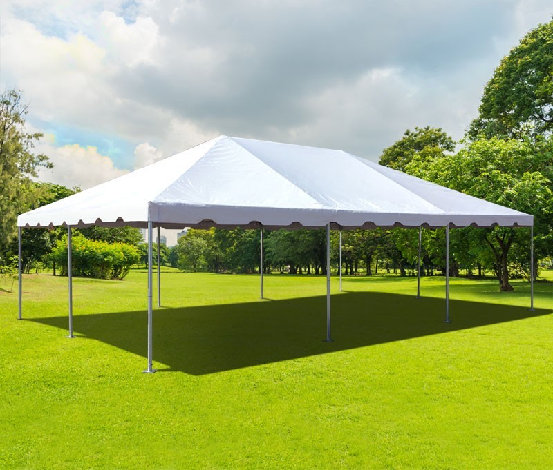 20 x 30 Canopy Party Tent White Commercial Backyard Event Gazebo with Frame