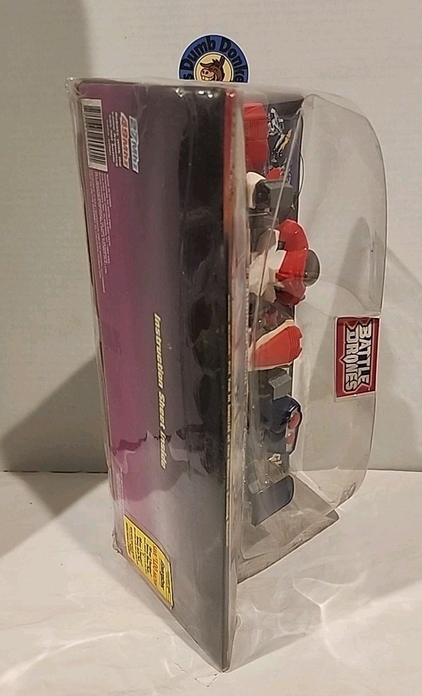 NIB Vintage Battle Drones Remote Control Toymax 1998 ATOMIZER& NEGATOR Robots
