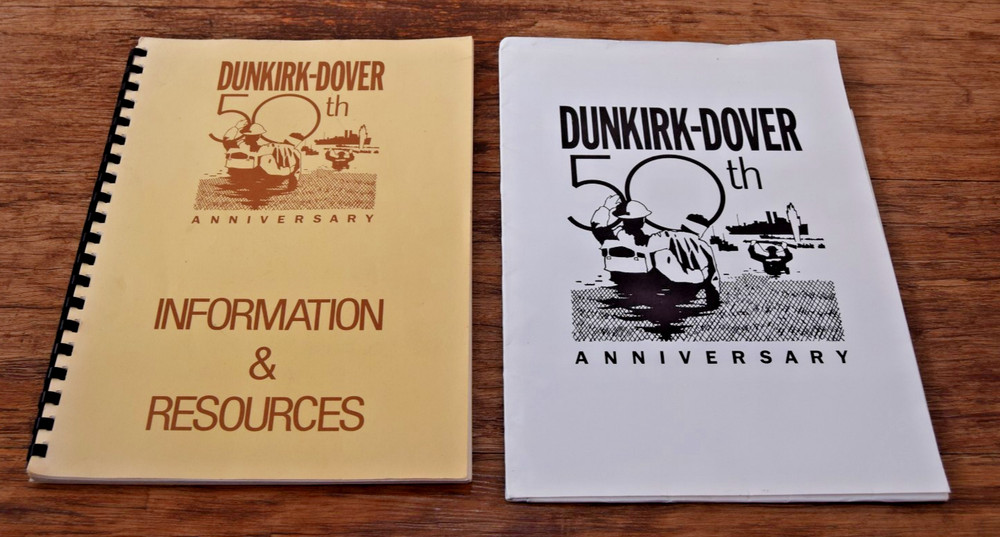 Dunkirk Dover 50th anniversary WW2 school study information packs Rare