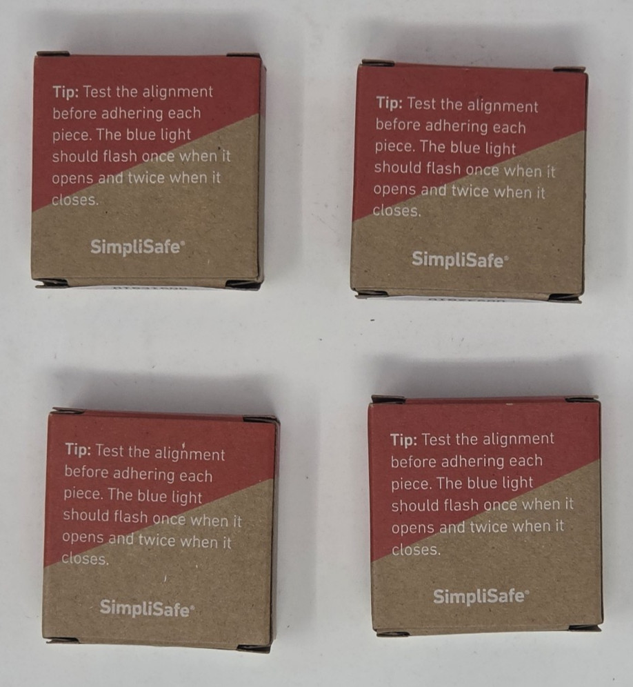 SimpliSafe ES3 Entry Sensor Gen 3 Door Window Security Sensors 4‑Pack NEW