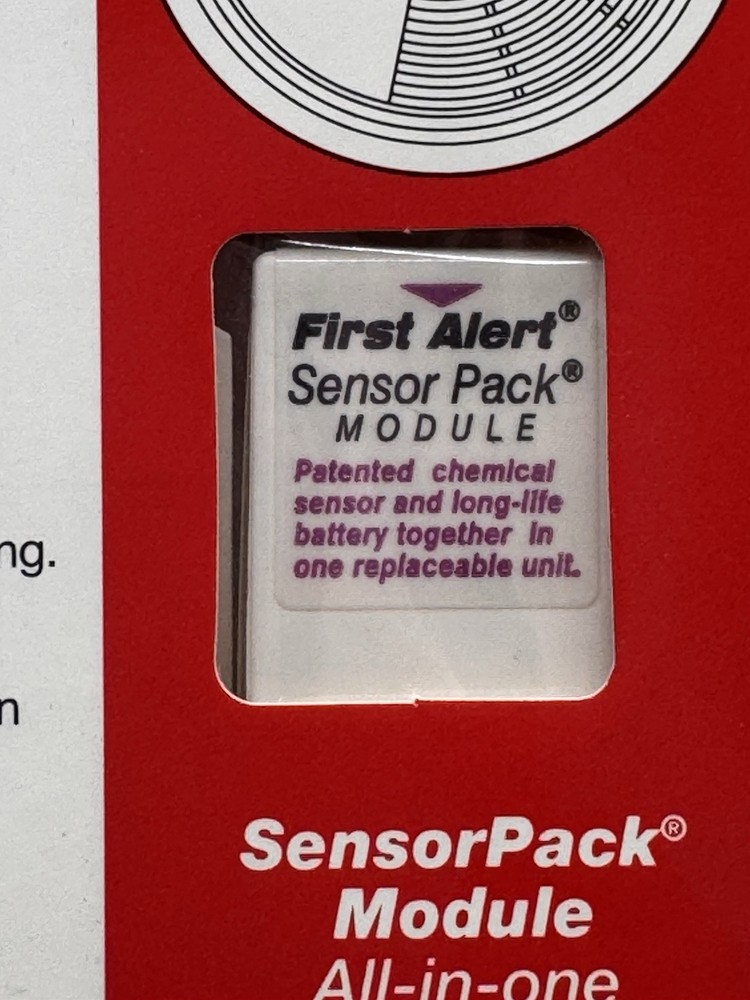 First Alert Carbon Monoxide Detector Self Powered Extra Sensitive With Silencer