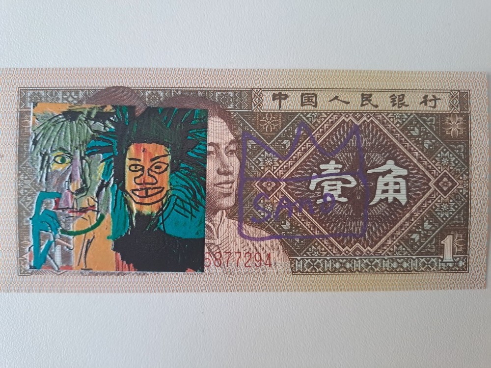 J. M. Basquiat Original Signed Banknote with a Certificate