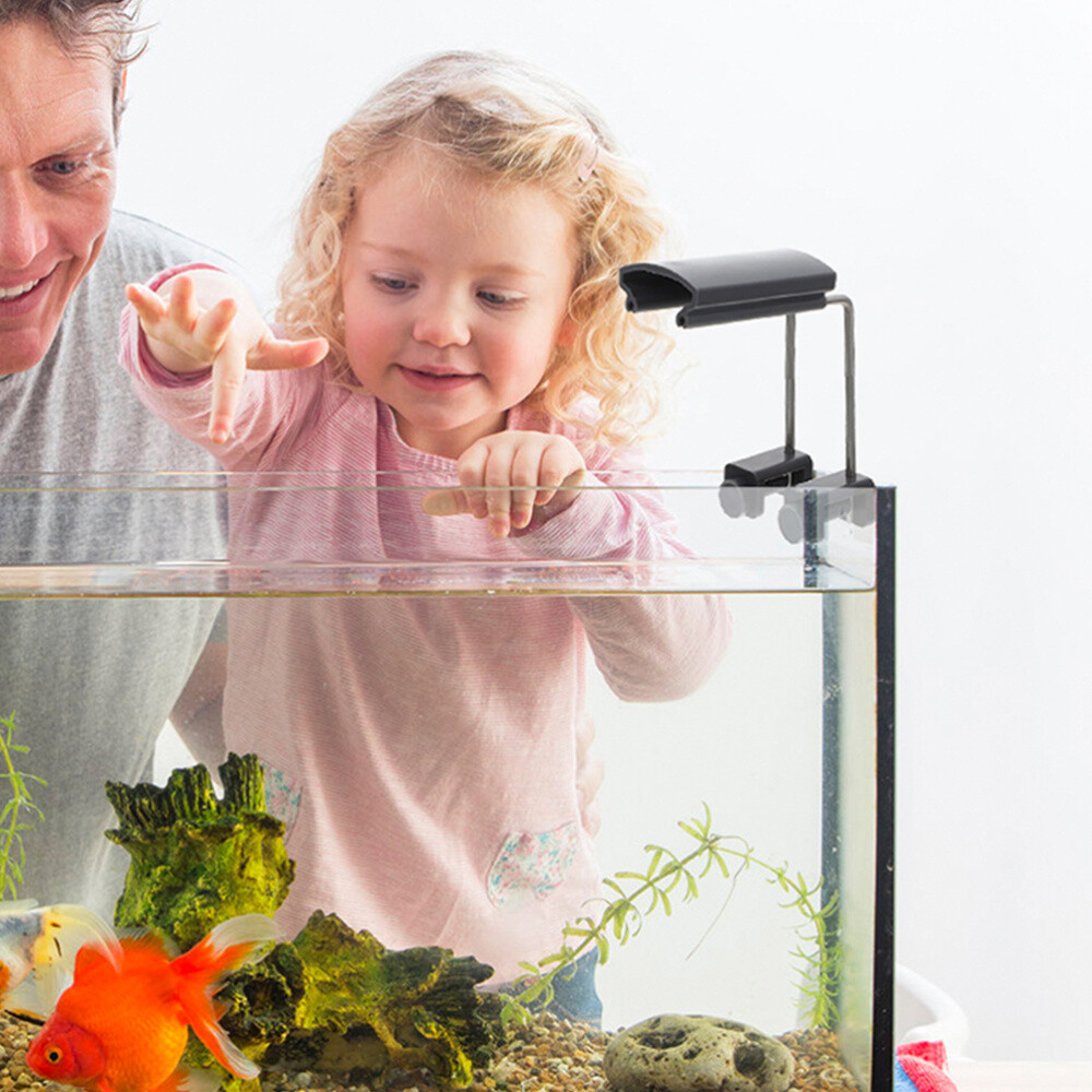 2PCS Aquarium Light Stand Aquarium Light Riser LED Adjustable Tank Mount Bracket