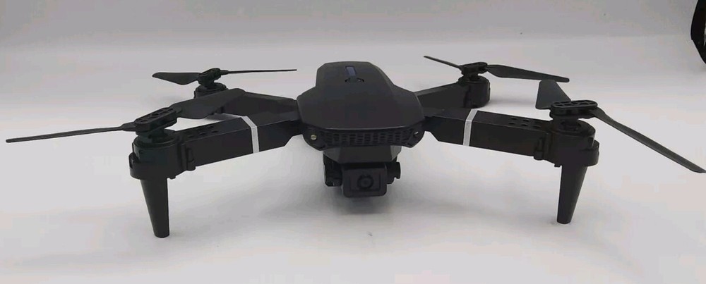 Black RC Drone With Foldable Quadcopter