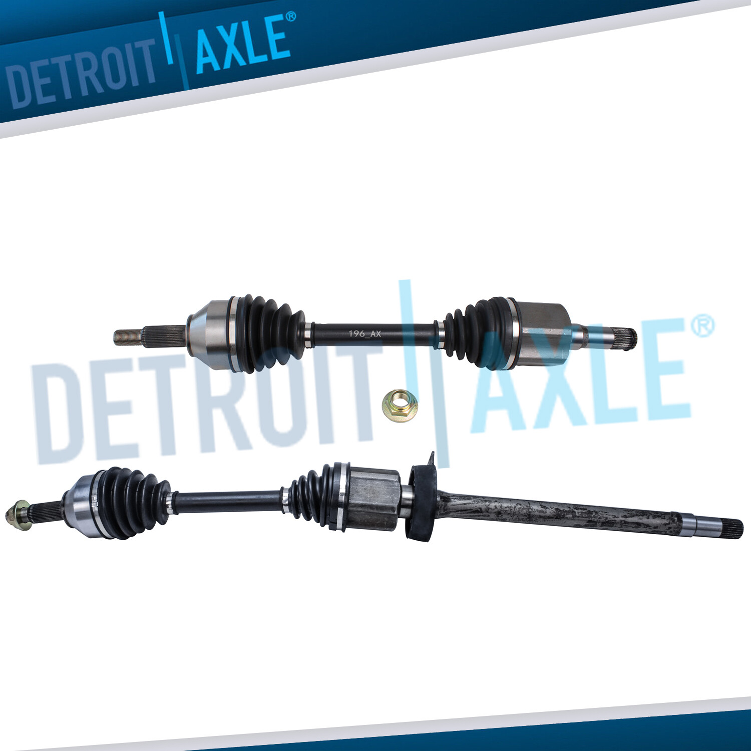 FWD Front CV Axle Shafts for Ford Flex Taurus X Lincoln MKS MKT Mercury Sable