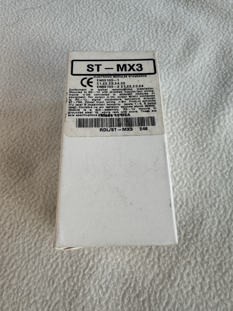 Radio Design RDL ST-MX3 3-Channel Line Input/Output Audio Mixer