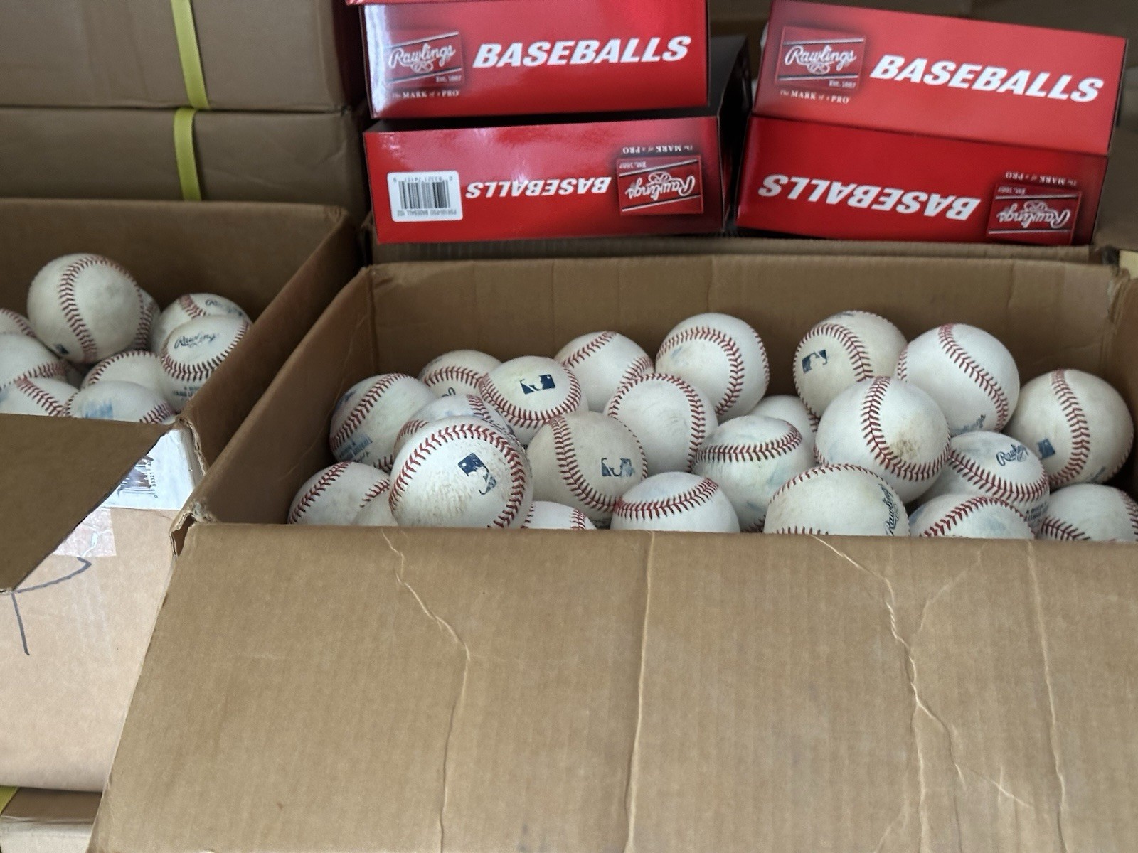 Dozen Rawlings Official Major League game baseballs Manfred Jr MLB lot 12