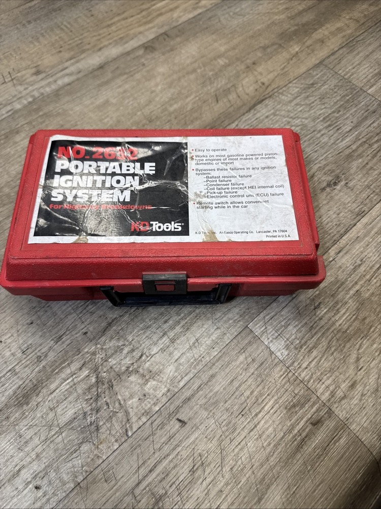 KD Tools 2632 Portable Ignition System Bypass for Breakdowns K-D Red Case Tested