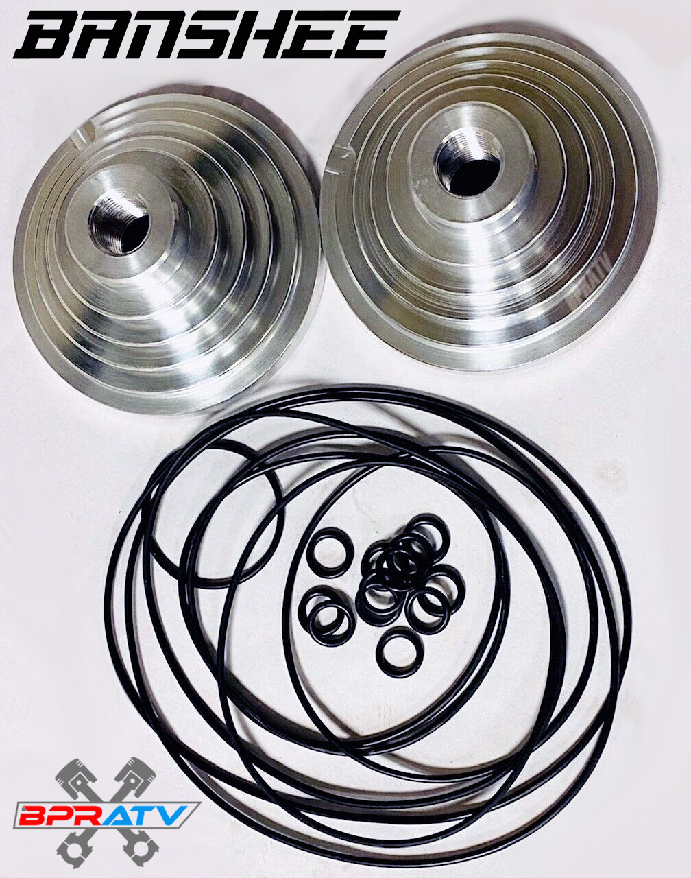 Banshee ARES 68mm Athena-Style Cylinder 421cc Stroker Crank Pistons Pro Head Cub
