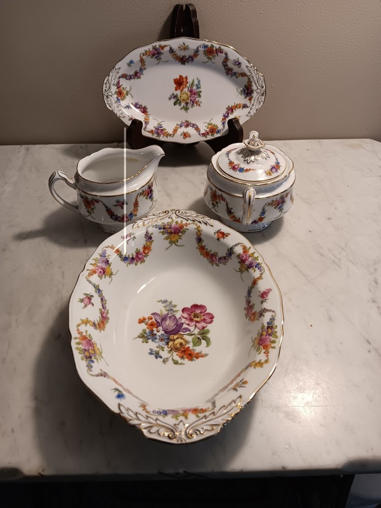 5pc EPIAG CZECH Porcelain Serving Pcs