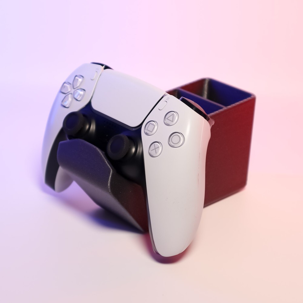 Controller Stand Remote Organizer Compact Storage Small Gaming Accessory