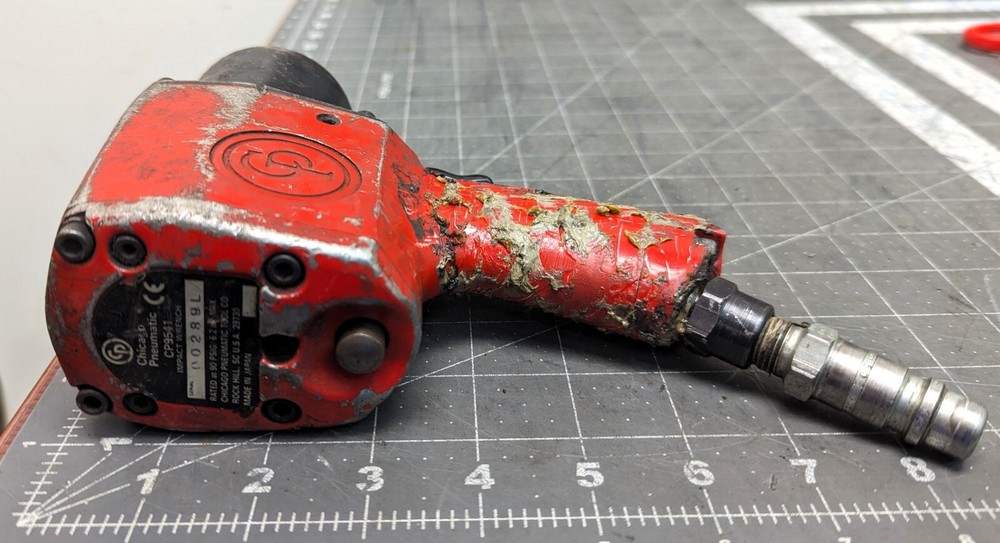 ½” Pneumatic Impact Wrench Chicago Pneumatic CP9541 TESTED WORKING PULL [B6BB]