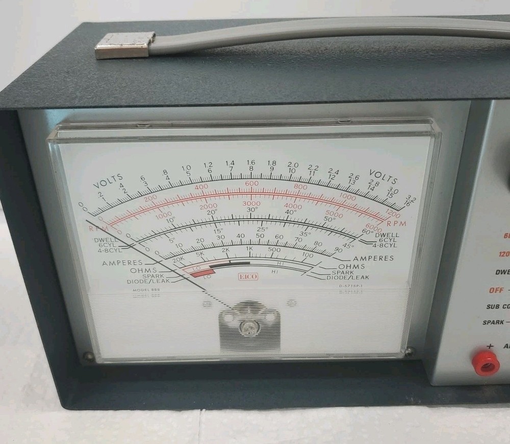EICO Model 888 Auto Analyzer Engine Analyzer Meter