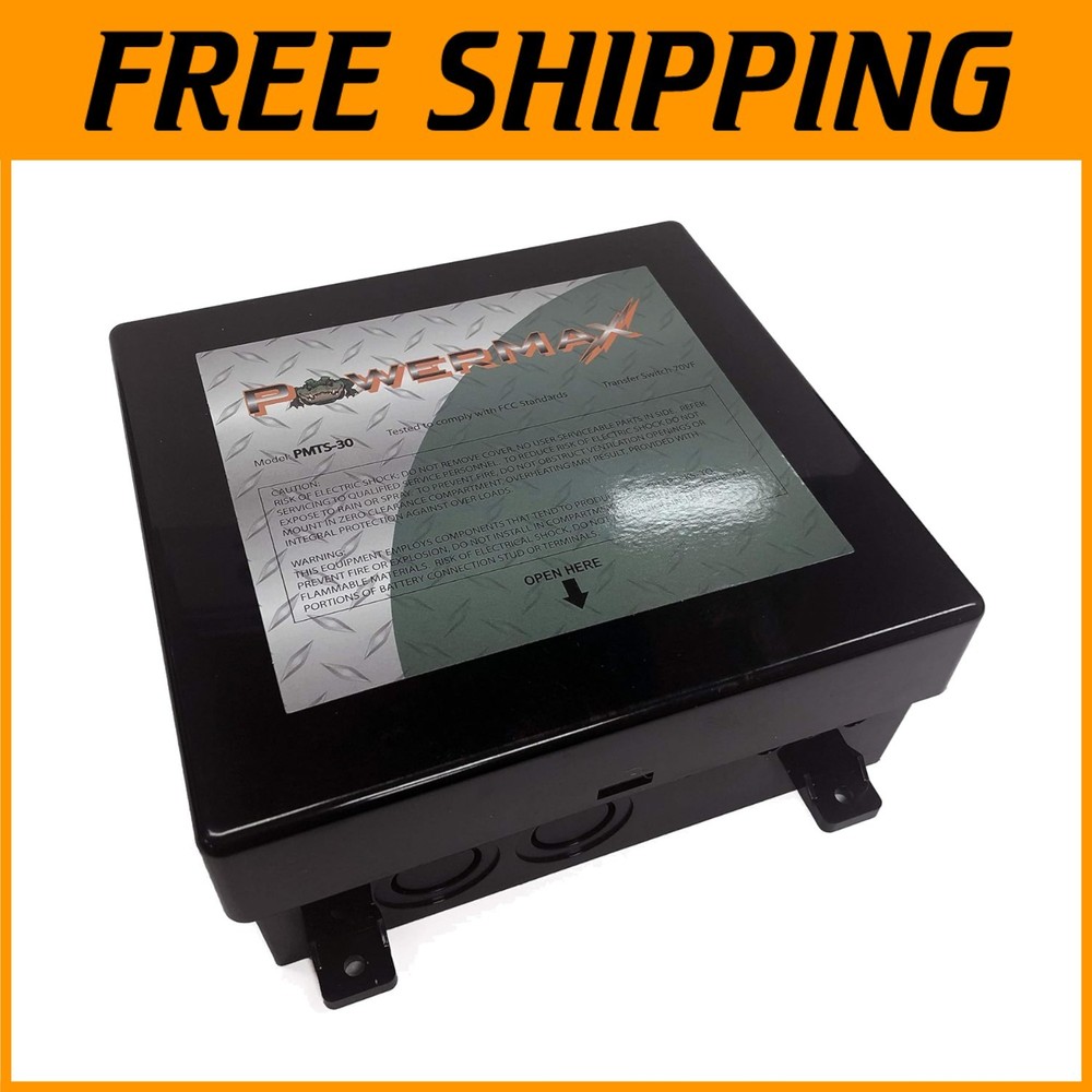 30A Automatic Transfer Switch | Reliable Off-Grid Power=