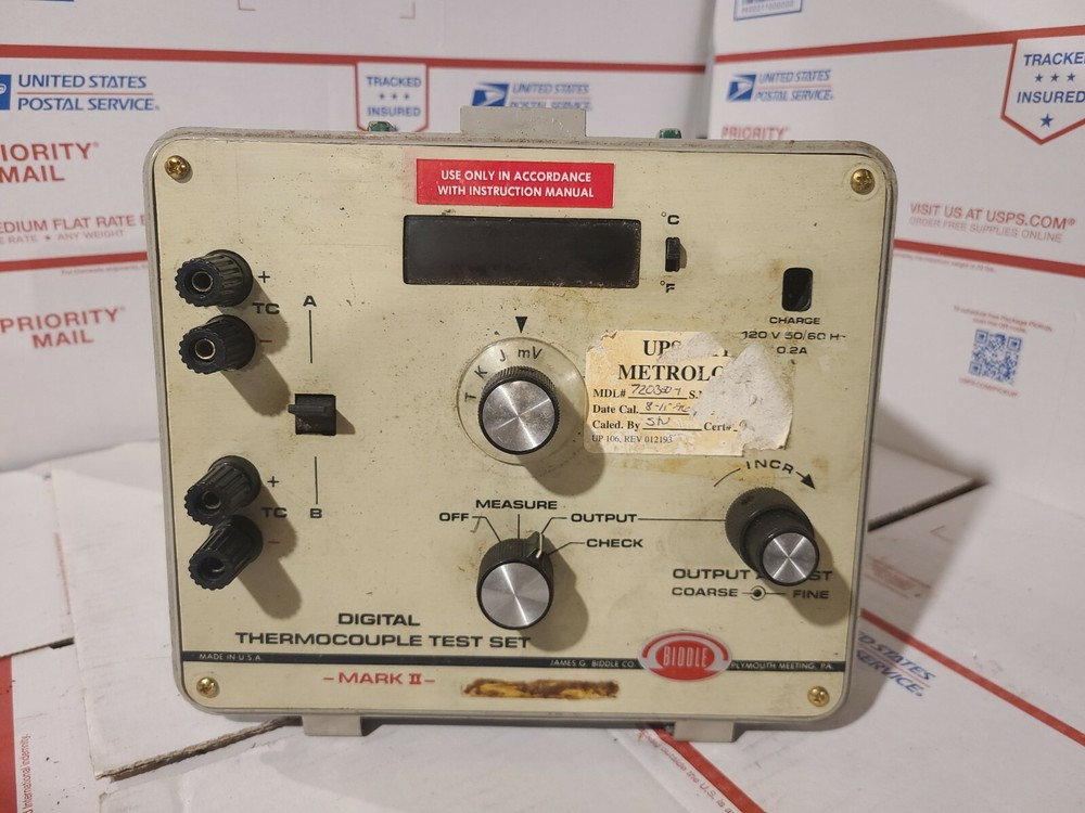 BIDDLE INSTRUMENTS 720350-1, Digital Thermocouple Test Set