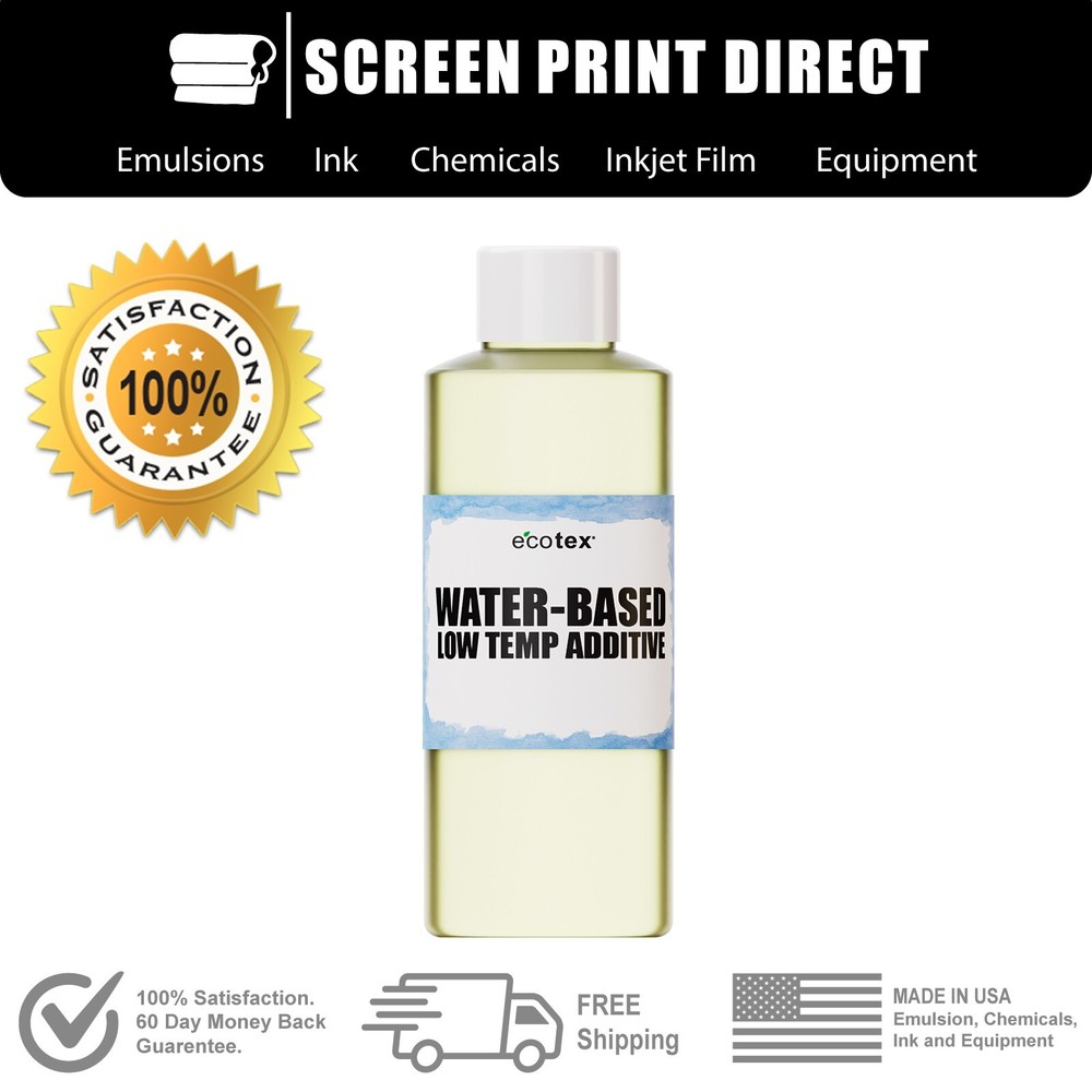 Low Temp Cure Additive For Screen Printing Water-Based Ink - Pint / 16oz