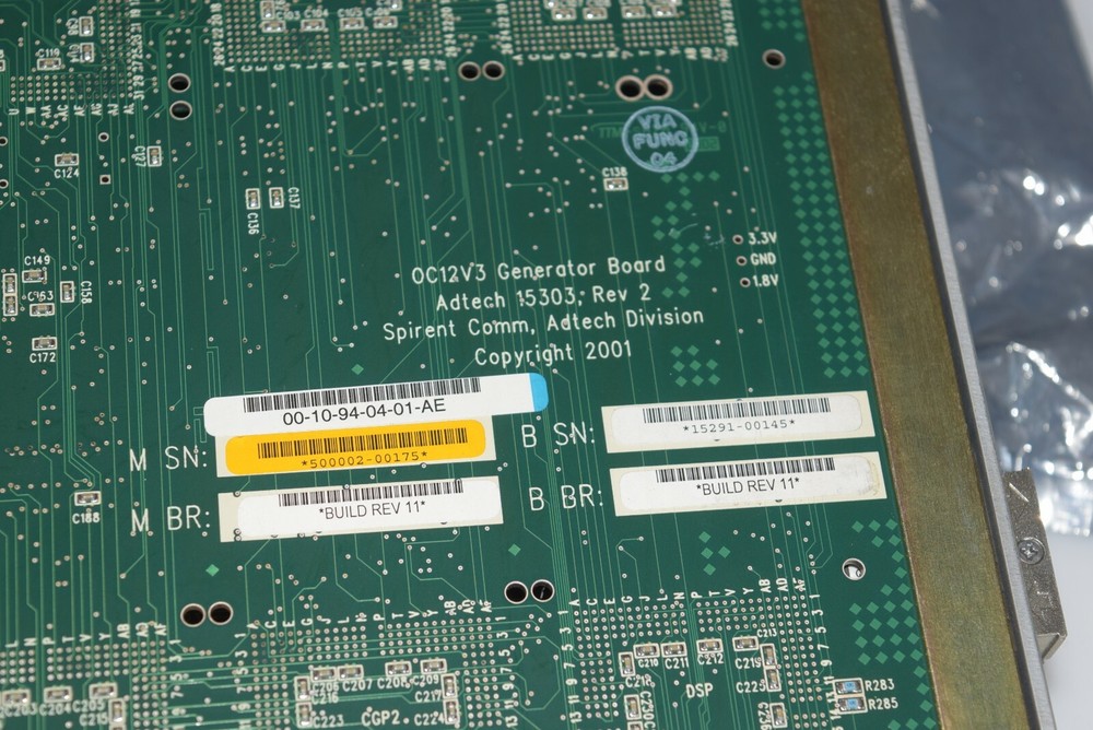 Spirent Adtech AX/4000 1Gbps Generator/Analyzer + GBIC Interface #212095-AH1