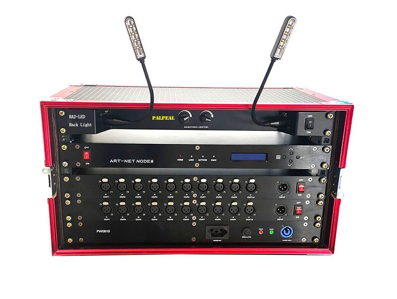 Rack-Mountable Gooseneck LED light Rack Lamp Cabinet light brightness adjustment