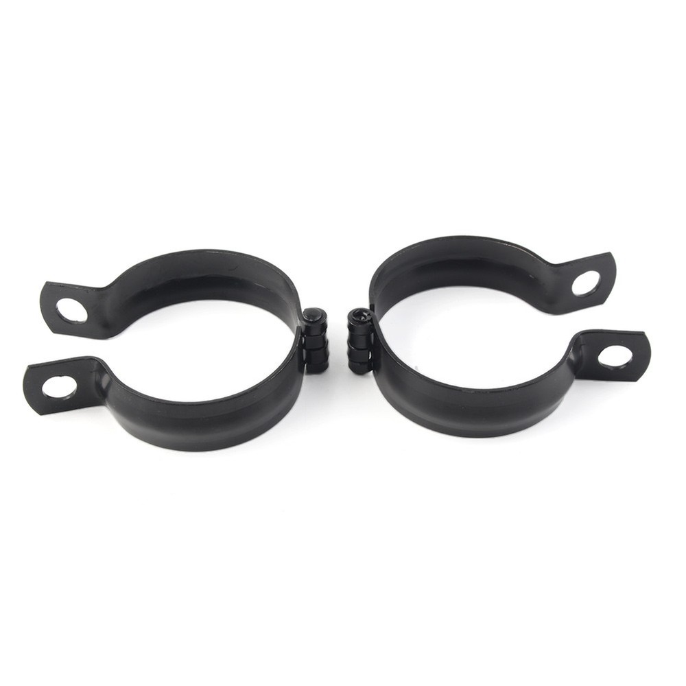 2pcs Metal Front Fork Clamp Turn Signal Light Mount Bracket Holder