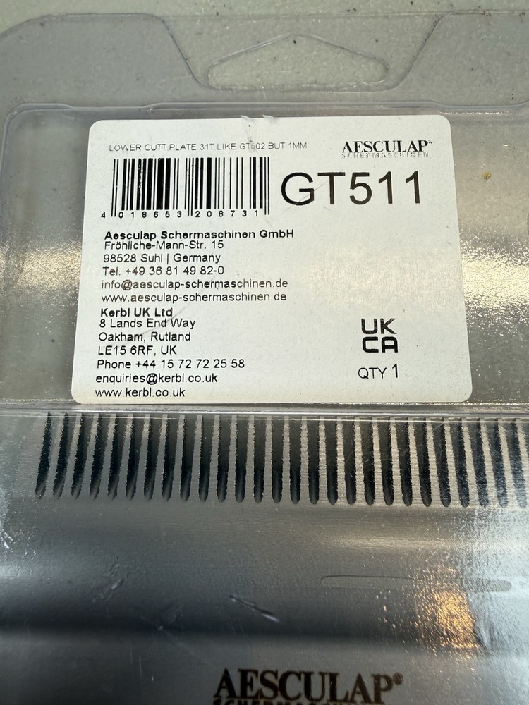 Aesculap 31-tooth Mower Blade GT511 Germany