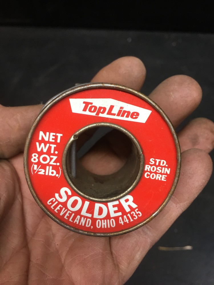 Rosin Core Solder Partial roll 1lb Top Line Co, 5oz