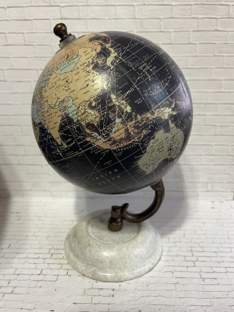 Small 8" tall Desk Globe  - heavy base