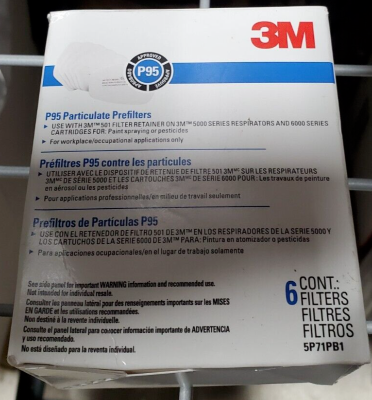 P95 Particulate Prefilters - 3M - 5P71P6-C - *6PACK*