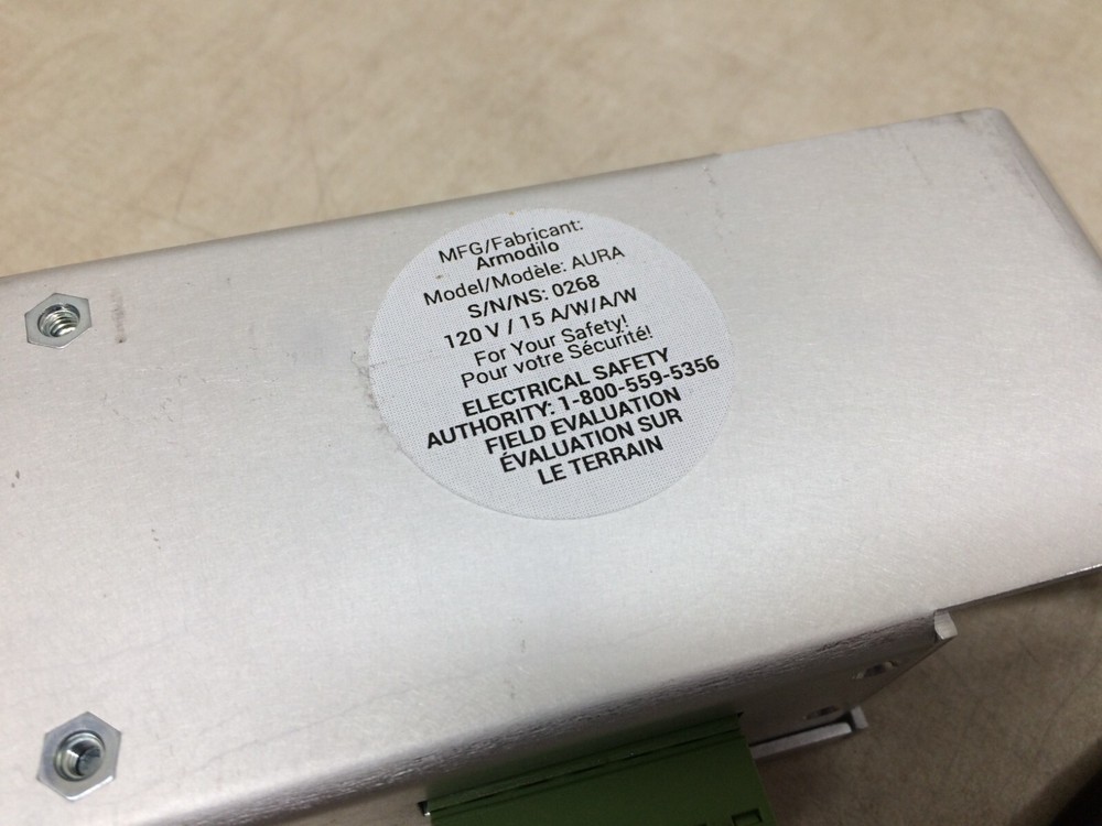 Armodilo AURA Kiosk Panel Power Supply Backlit A1233 Display