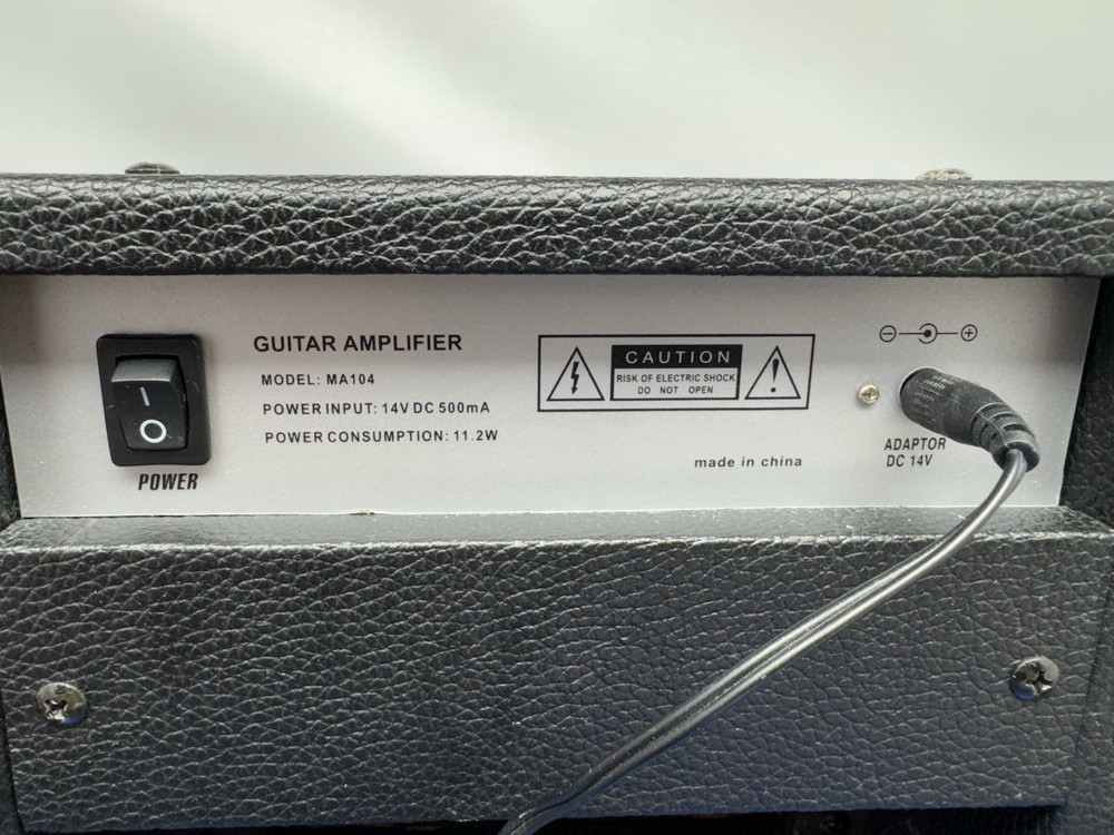First Act MA104 Practice Guitar Amplifier With Power Adapter