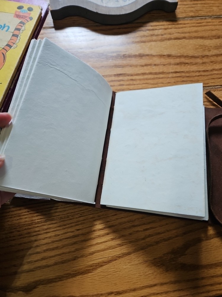 Classic Leather Diary - Leather Diary With Belt Lock - Brown