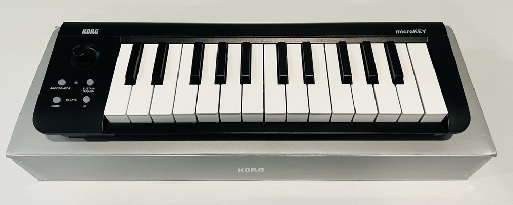 KORG microKEY-25 USB Powered MIDI Keyboard Controller + USB Cable (Not Wireless)