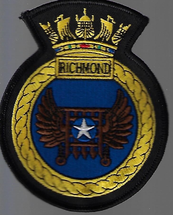 HMS Richmond (F239) Cloth Patch