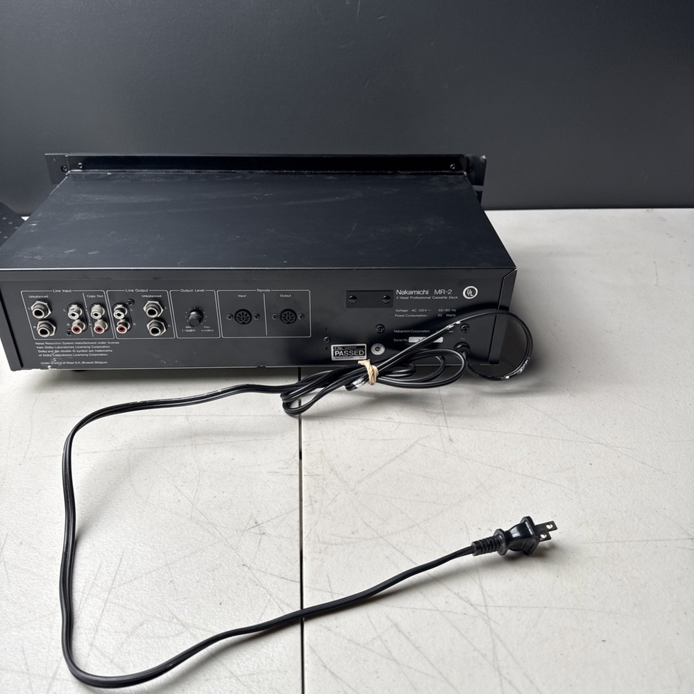 Nakamichi MR-2 Two Head Professional Cassette Deck Partially Working