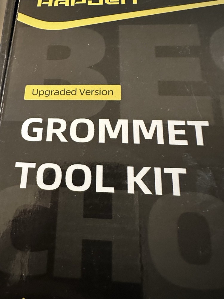 Hapden Grommet Tool Kit 10mm - Upgraded Version Open Box