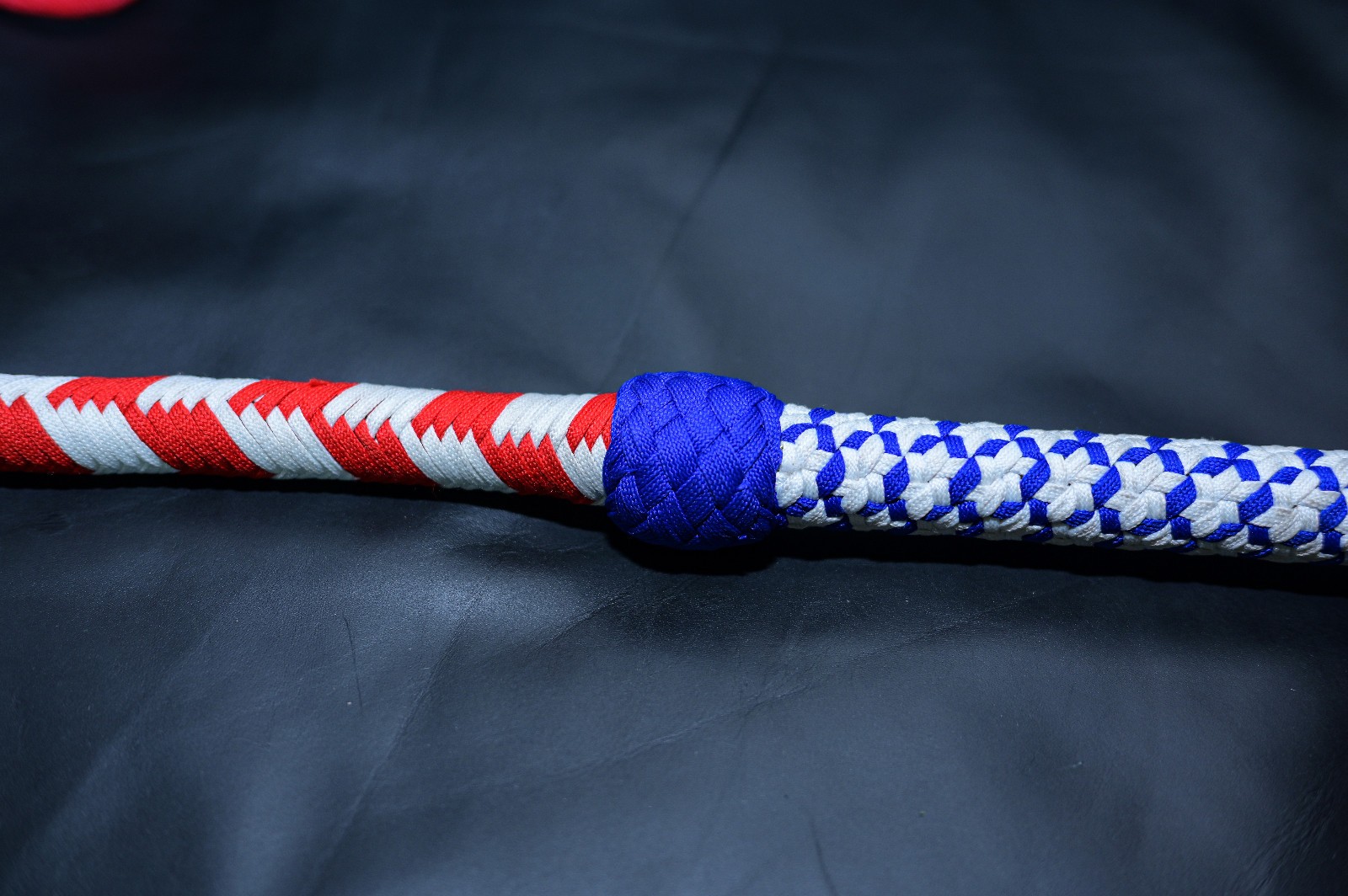 Para-cord Nylon whip Stars Design Whip 2.5 to 24 Feet Long 16 Strands Bullwhip