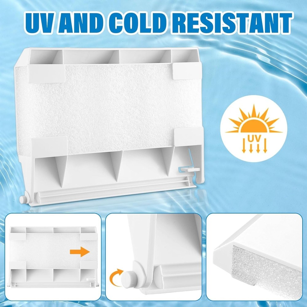 2 Pool Filter Baskets & 2 Weir Doors - Compatible with Hayward In-Ground Models