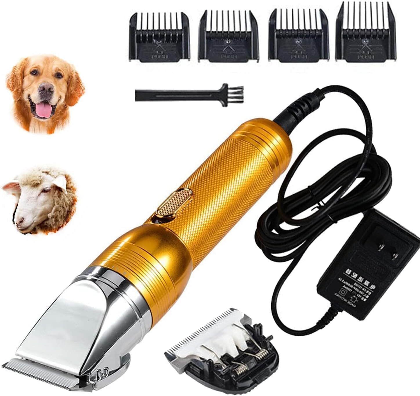 Dog Clippers for Grooming, 110V Professional Electric Sheep Shears Pet Grooming