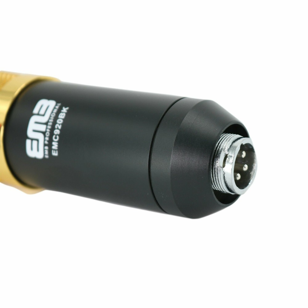 EMC920 Multi Pattern Recording Large Diaphragm Condenser Studio Microphone Black