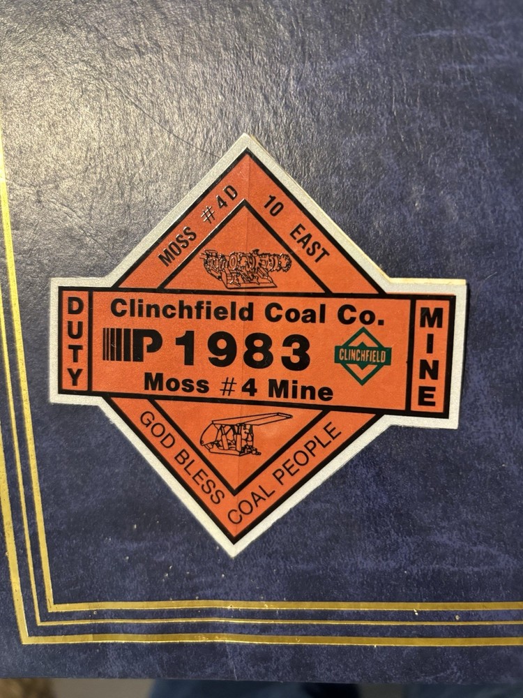 coal mining stickers nice older  Clinchfield Coal