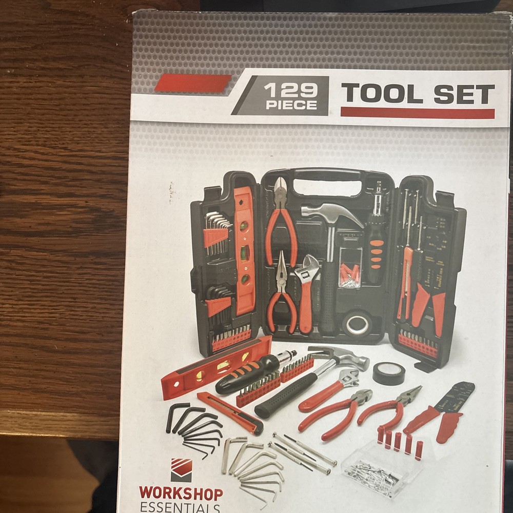Workshop Essential 129 Piece Tool Set BRAND NEW
