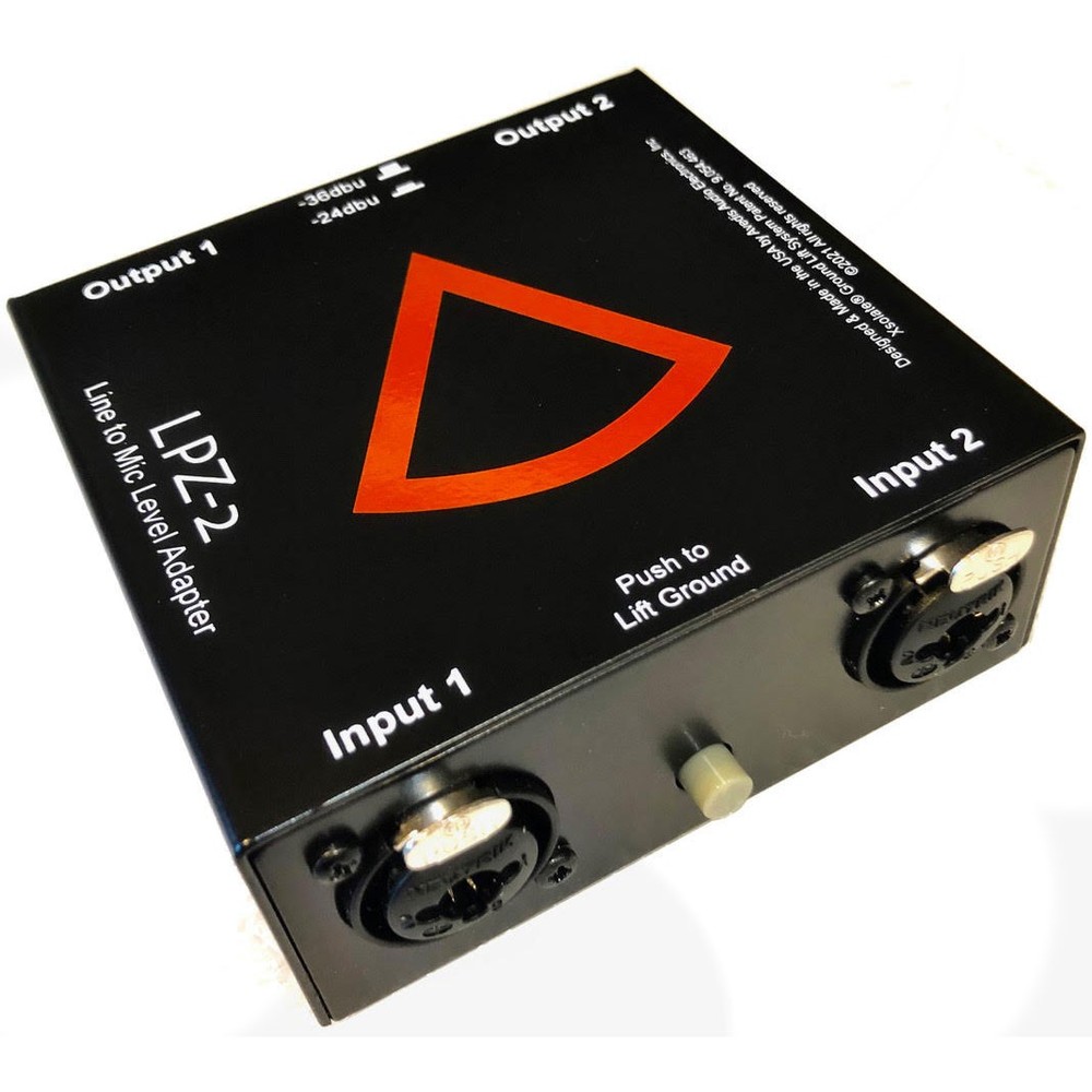 Avedis LPZ-2 Line to Mic Level Adapter Passive Audio Pad