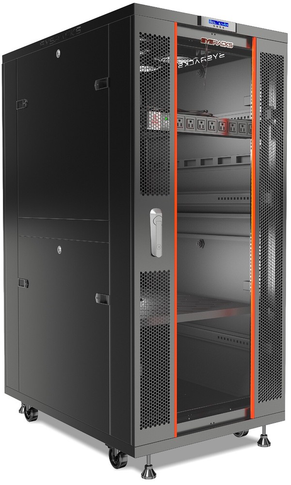 Sysracks 32U 24'' Deep IT Network Data Server Rack Cabinet