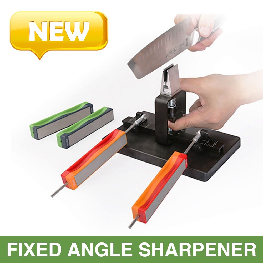 Fixed Angle Sharpener Double-Sided Sharpening Tool Kitchen Grindstone Tool Kits