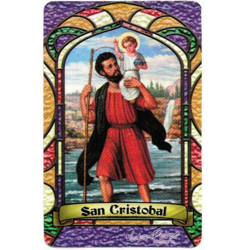 St. Christopher Bilingual Prayer Card